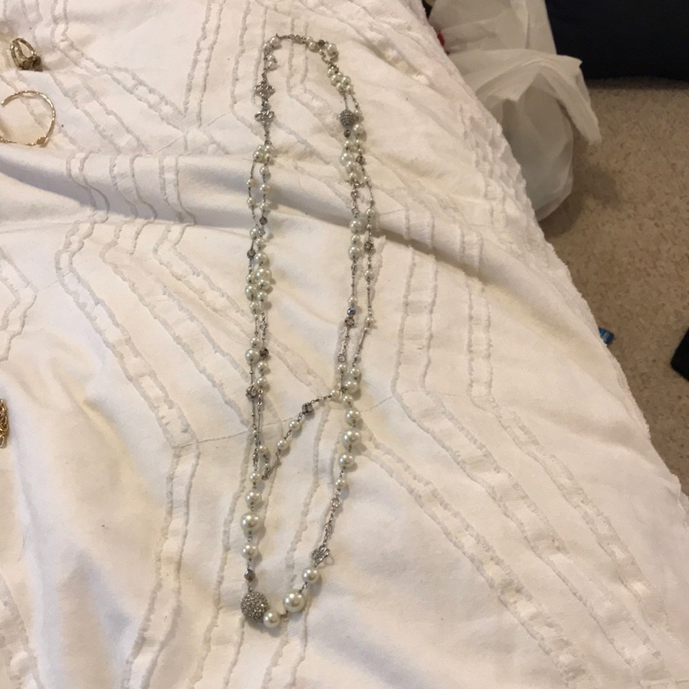 Stella & Dot long, double strand necklace